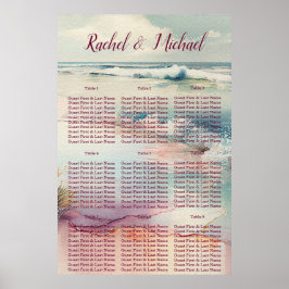 Lolly Beach Wedding Poster