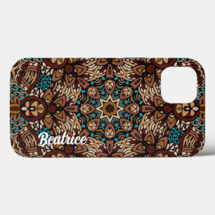 Lolly Earth Tones Turcos Blue Brown Mandala