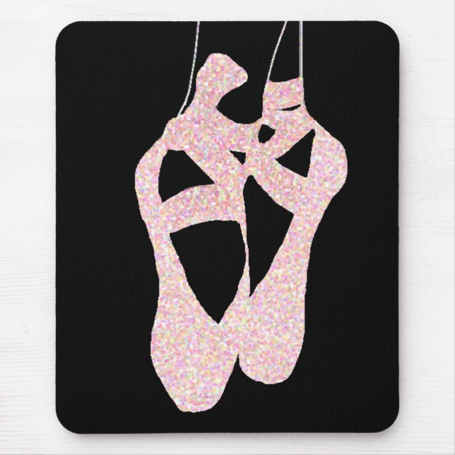 Lolly en Pointe Ballet Shoes Mousepad Musmatta (Framsidan)