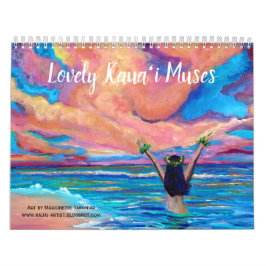 Lolly Kauai Muses Hawaiian Calendar Kalender