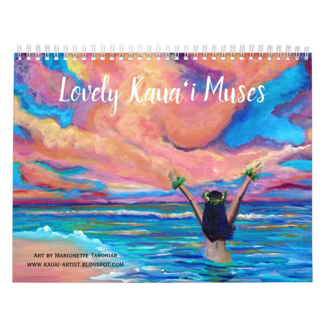 Lolly Kauai Muses Hawaiian Calendar Kalender (Omslag)