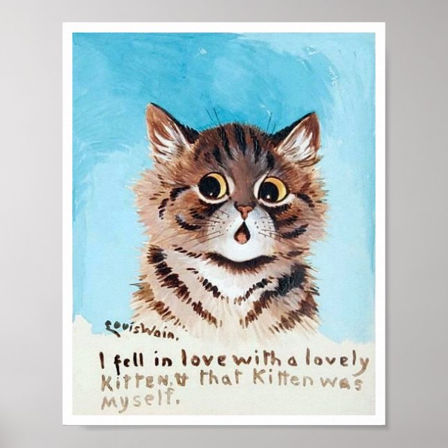 Lolly Kitten, Louis Wain Poster (Framsidan)