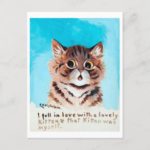 Lolly Kitten, Louis Wain Vykort