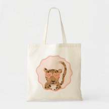 Lolly Leopard Tote Bag