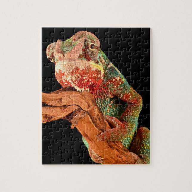 Lolly Lizard Chameleon Puzzle Pussel (Vertikal)