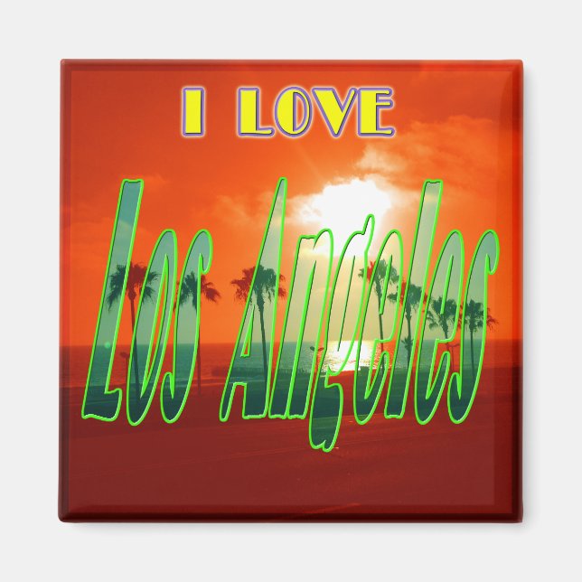 "Lolly Los Angeles" Magnet (Framsidan)