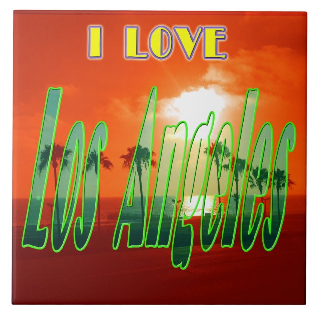 "Lolly Los Angeles" Tile Kakelplatta (Framsidan)