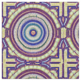 Lolly Mosaic Stil Easy Match Cream Blue Brick Tyg