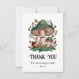 Lolly Mystical Mushroom Baby Shower Tack Kort