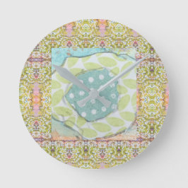 Lolly Pastel Rund Klocka