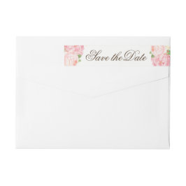 Lolly Peony Flowers OSA Wraparound Label Etikettband