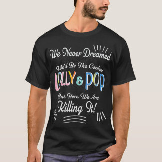 Lolly Pop Grandföräldrar Par Grandfather Gift T Shirt