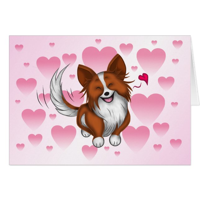 Lolly Puppy Hälsningskort (Framsidan Horizontal)