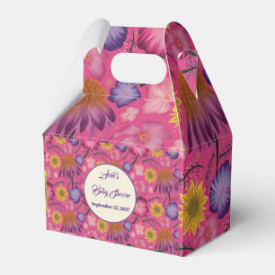 Lolly Wildblommes Rosa Baby Shower Presentaskar