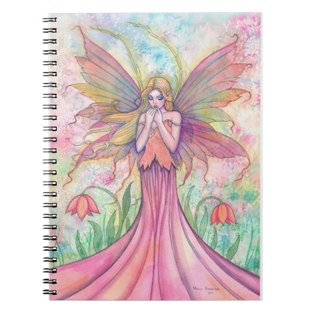 Lolly WildblommFairy Notebook Anteckningsbok Med Spiral (Framsidan)