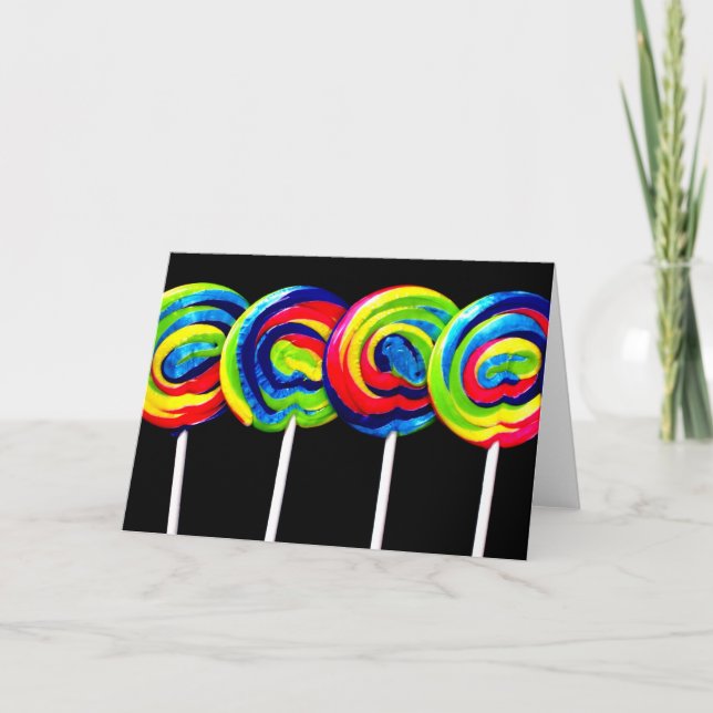 Lollypop kort (Framsida)