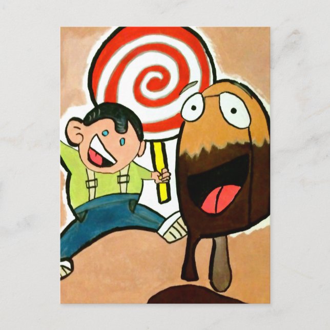 Lollypop Vykort (Framsida)
