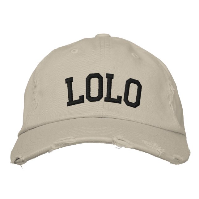 Lolo Embroized Hat Broderad Keps (Framsida)