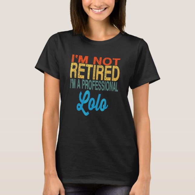 Lolo Filipino Grandpa Filippinerna Fars dag T Shirt (Framsida)