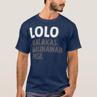 Lolo Filipino Grandpa  Funny Filipino T Shirt