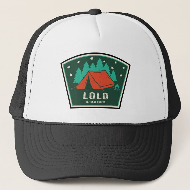Lolo National Forest Montana Camping Keps (Framsida)