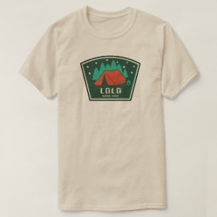 Lolo National Forest Montana Camping T Shirt