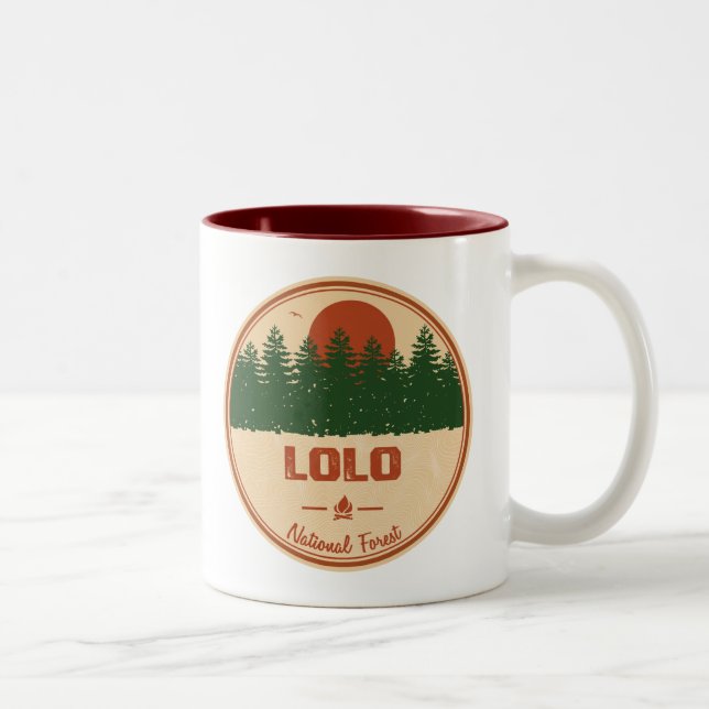 Lolo National Forest Två-Tonad Mugg (Höger)