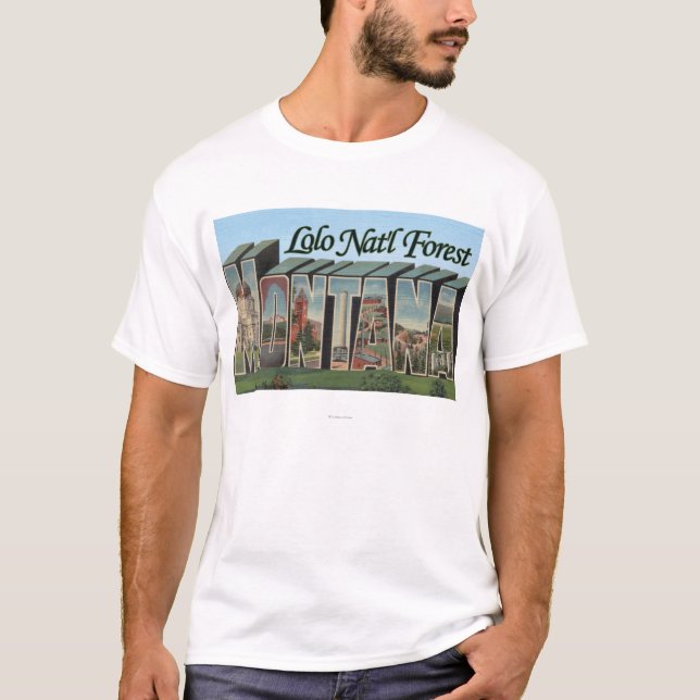 Lolo nationalskog, Montana T Shirt (Framsida)