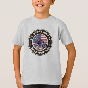 Lolo-passväg Oregon motorcykel resa T Shirt
