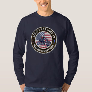 Lolo-passväg Oregon motorcykel resa T Shirt