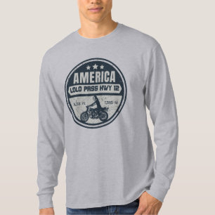 Lolo-passväg Oregon motorcykel resa T Shirt