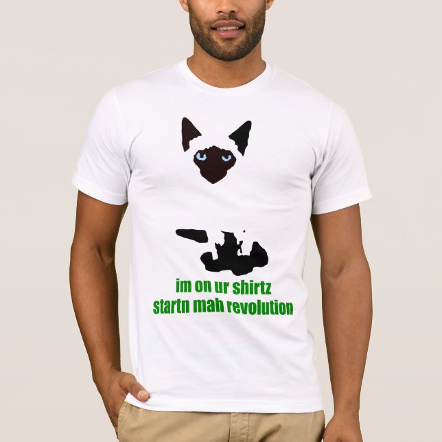 lolzekerzwhite3 tee (Framsida)