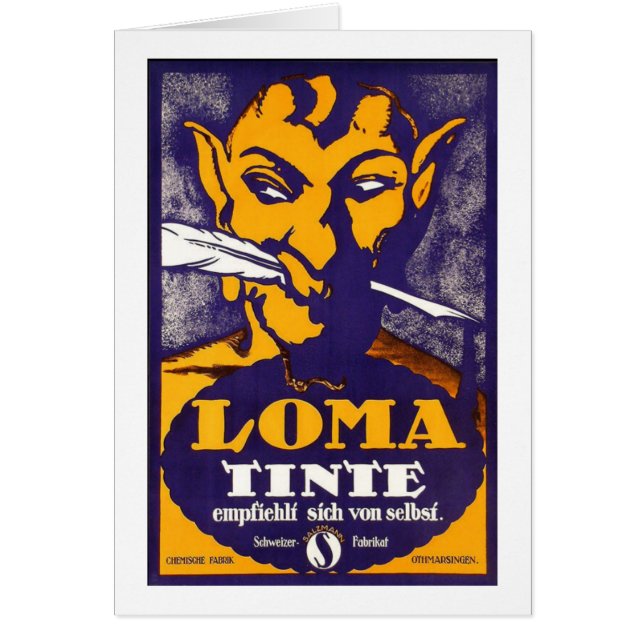 Loma - 1930 hälsningskort (Framsidan)