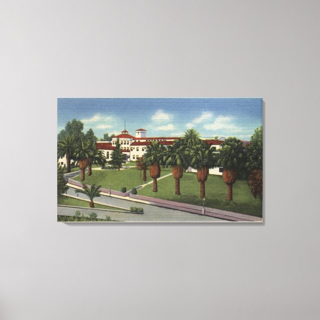 Loma Linda Sanitarium & Hospital View Canvastryck (Framsida)