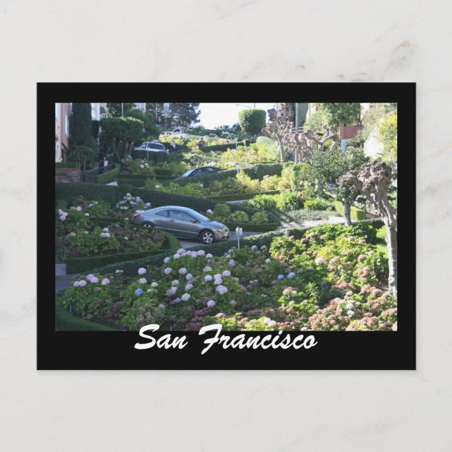 lombard st vykort (Framsida)