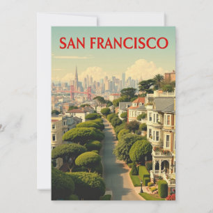 Lombard Street, San Francisco   Återställningskort