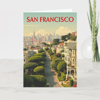 Lombard Street, San Francisco | Återställningskort Anteckningskort