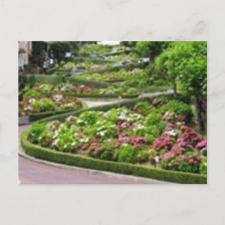 Lombardi Street i San Fransico Vykort