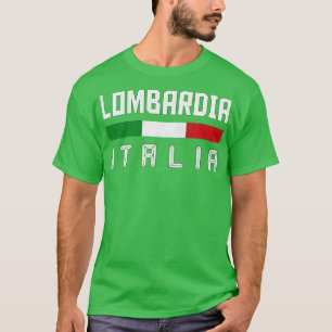 Lombardia Italia Italien Typography Design T Shirt