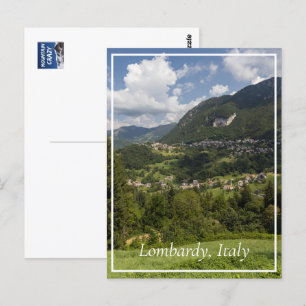 Lombardiet Landskap, Italien Vykort