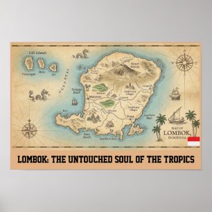 Lombok: Den orörda själen i tropikerna Poster