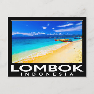 Lombok Indonesien Vykort