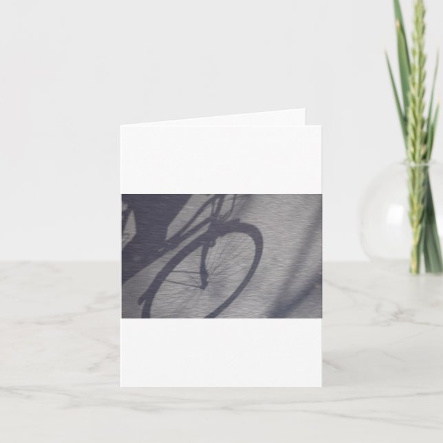 L'ombre de la bicyclette Kort (Framsida)