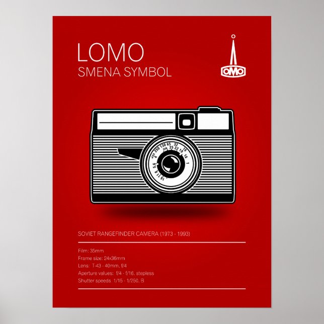 Lomo Smena Symbol Poster (Framsidan)