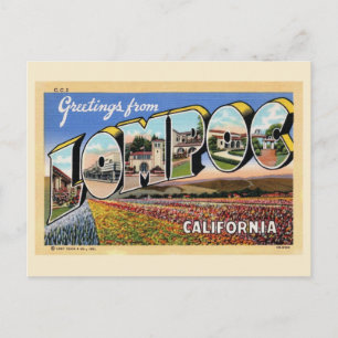 Lompoc California Vintage Välkomstkort Postkort Vykort