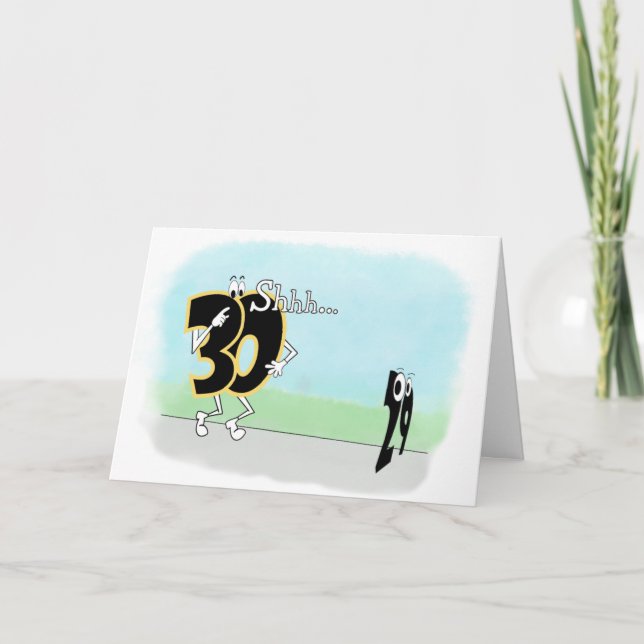 LÖMSK 30års födelsedag Kort (Framsida)