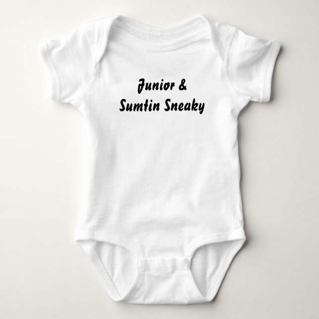 Lömska junior & Sumtin T Shirt (Framsida)