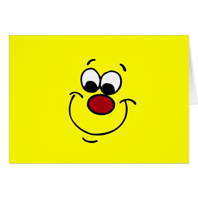 Lömskt ansikte Grumpey OBS Kort (Framsidan Horizontal)