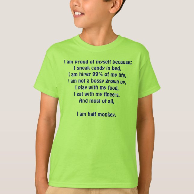 Lömskt barn tee (Framsida)