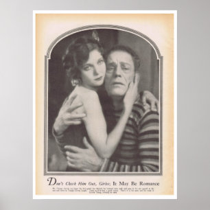 Lon Chaney Loretta barn 1928 Poster